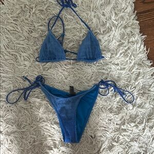 Triangl Swimwear Blue swimsuit